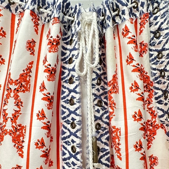 Tularosa Samuel Dress in Cobalt & Rust - Picture 8 of 9